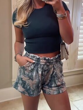 Camo Printed Shorts